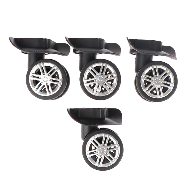 Silent Replacement Luggage Wheels - 4pcs Silent Universal Wheels Replacement Luggage
