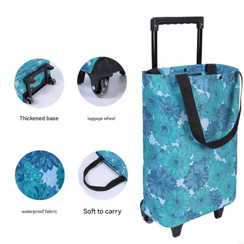 Retractable Handle Foldable Sh - Foldable Rolling Luggage Bag ulasan dan harga