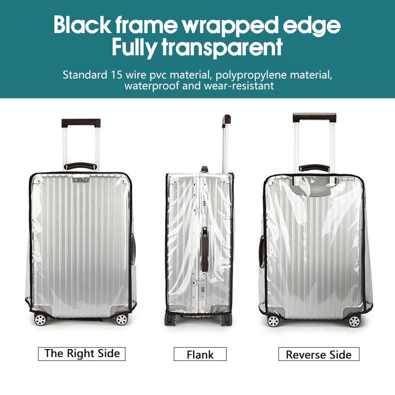 Travel Transparent Luggage Cov - Luggage Protective Cover Transparent ulasan dan harga