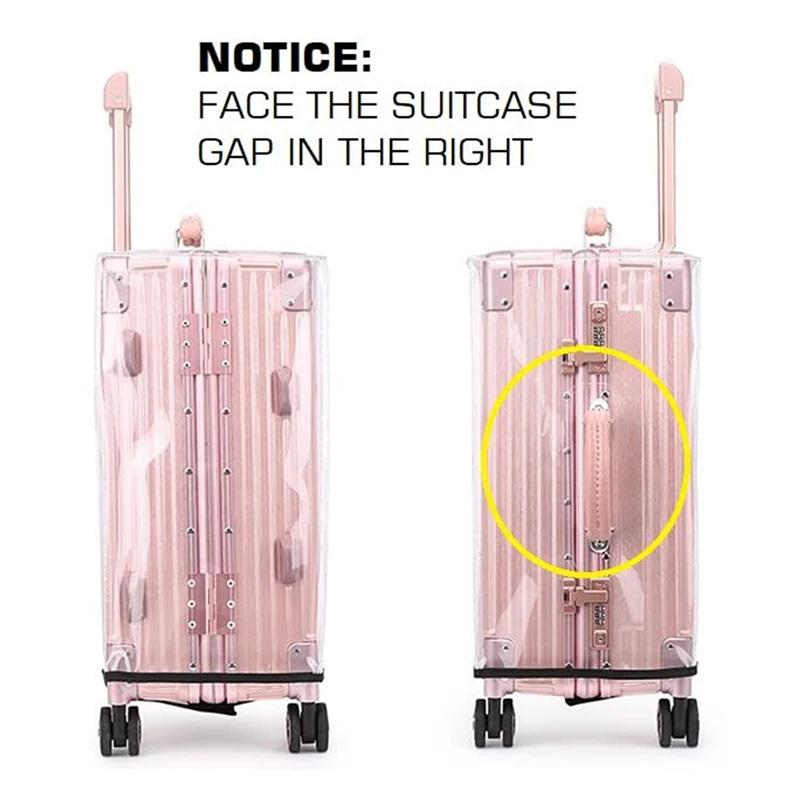 1Pc Clear PVC Suitcase Protect - Luggage Protective Cover Transparent ulasan dan harga