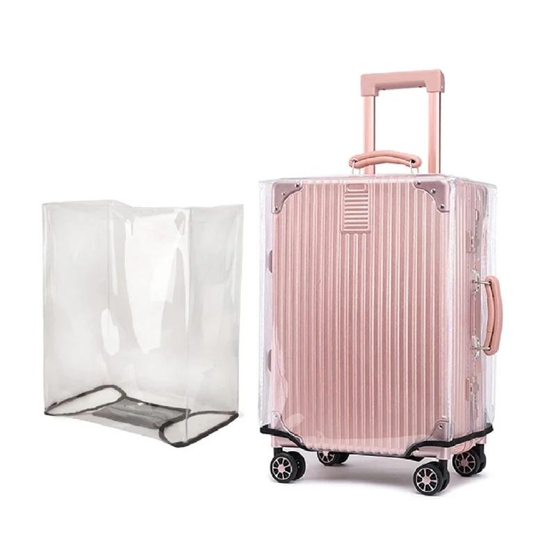 1Pc Clear PVC Suitcase Protect - Luggage Protective Cover Transparent ulasan dan harga