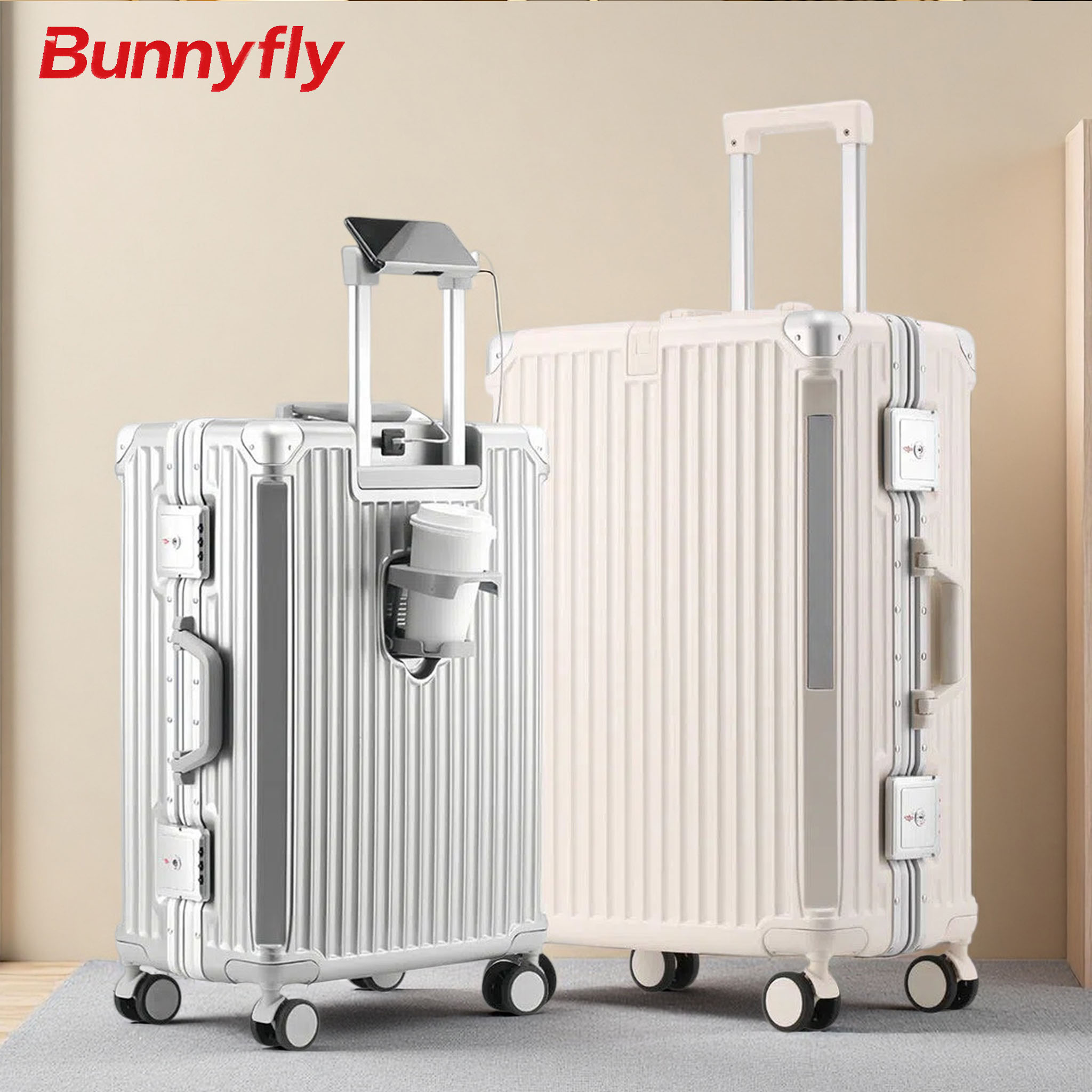 BunnyFly 20 24 26 Carry-On Lug - Aluminum Frame Carry On Luggage ulasan dan harga