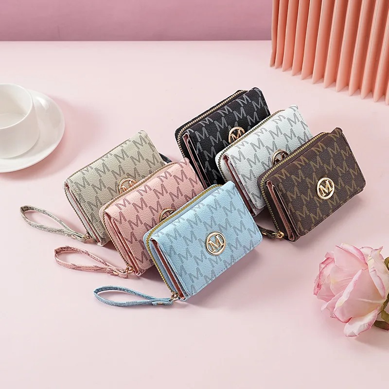 Threefold Zipper Wallet with L - Wallets ulasan dan harga