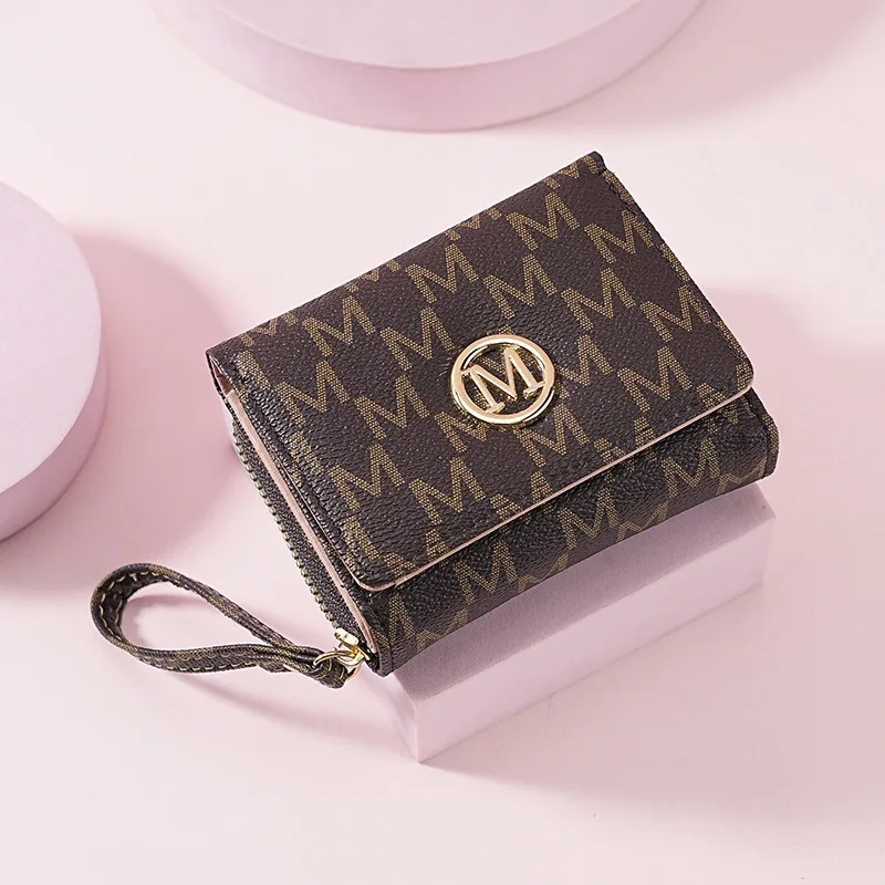 Threefold Zipper Wallet with L - Wallets ulasan dan harga