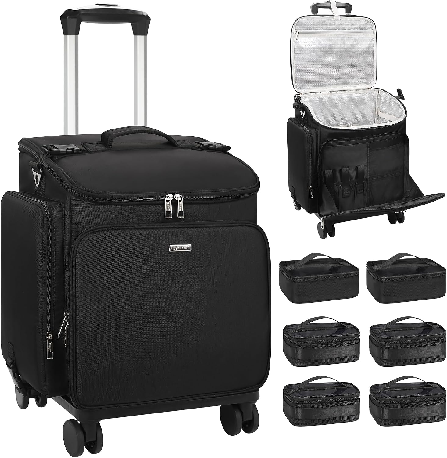 Rolling Makeup Case Hair Tools - Travel Bags ulasan dan harga