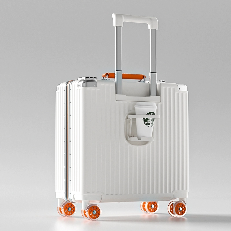 18inch Carry-on Suitcase with  - Aluminum Frame Carry On Luggage ulasan dan harga