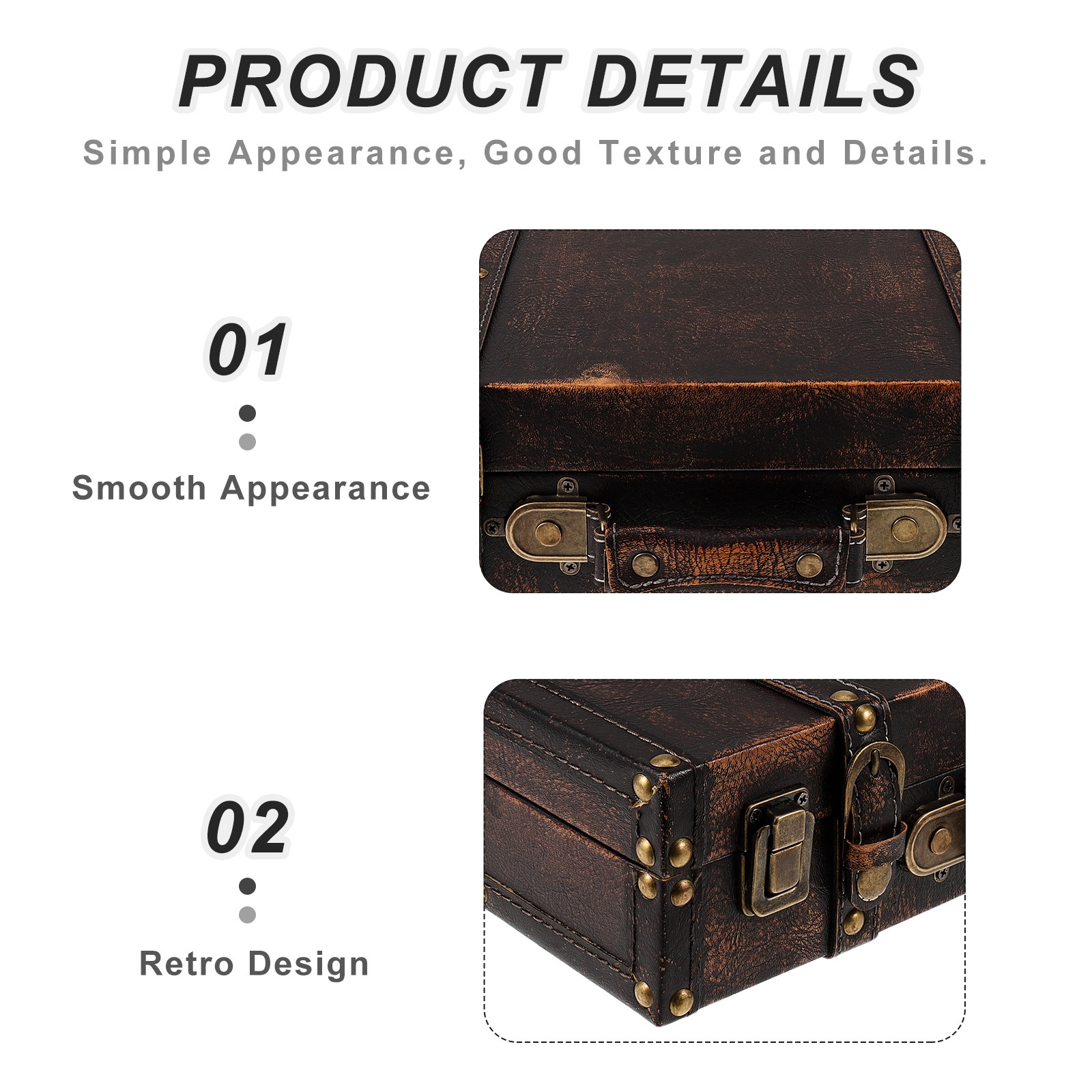Vintage Suitcase Photo Prop Wo - Retro Vintage Trunk Suitcase ulasan dan harga