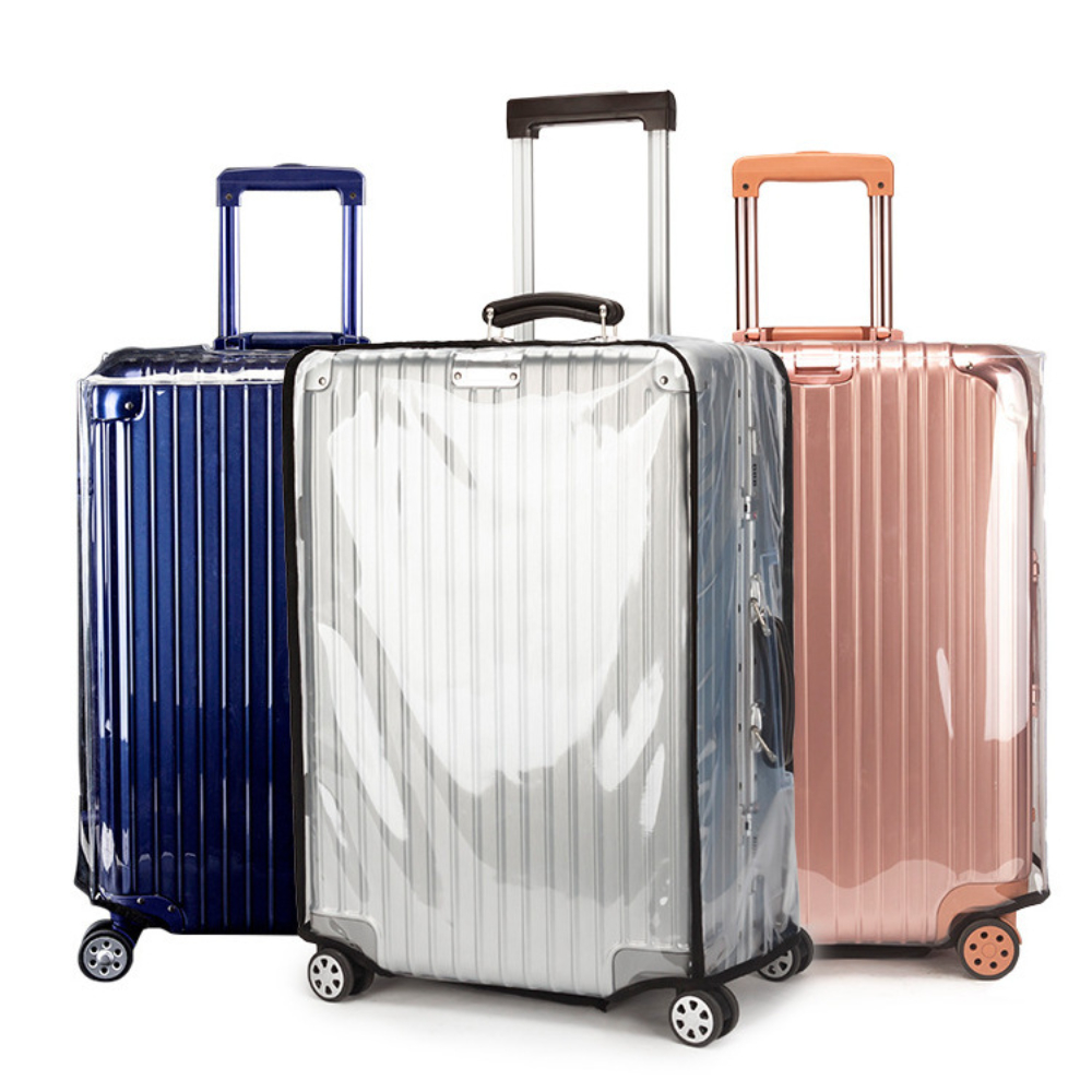 Suitcase protective cover, tra - Luggage Protective Cover Transparent ulasan dan harga