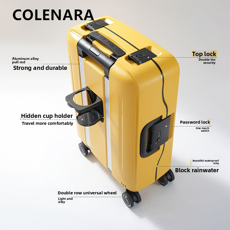 COLENARA Luggage Travel Bag 20 - Spinner Wheel Rolling Suitcase 20 Inch ulasan dan harga