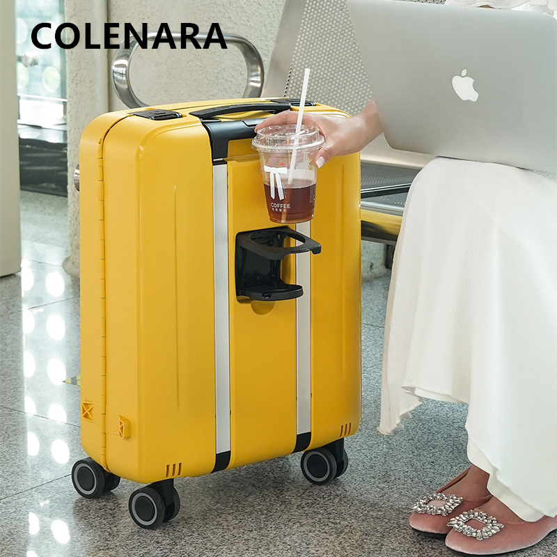 COLENARA Luggage Travel Bag 20 - Spinner Wheel Rolling Suitcase 20 Inch ulasan dan harga