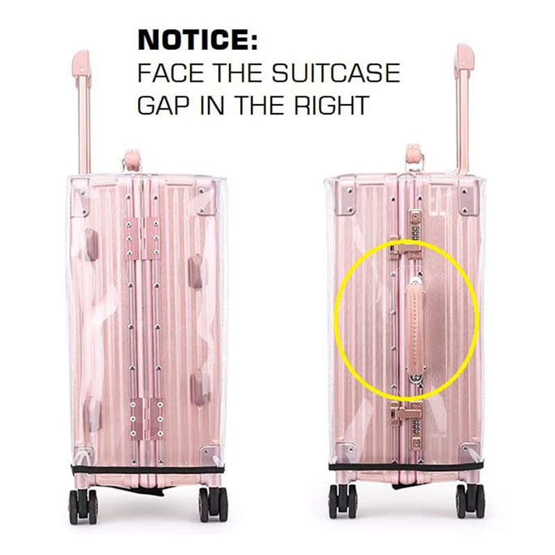 18-30 Inch Suitcase PVC Cover  - Luggage Protective Cover Transparent ulasan dan harga