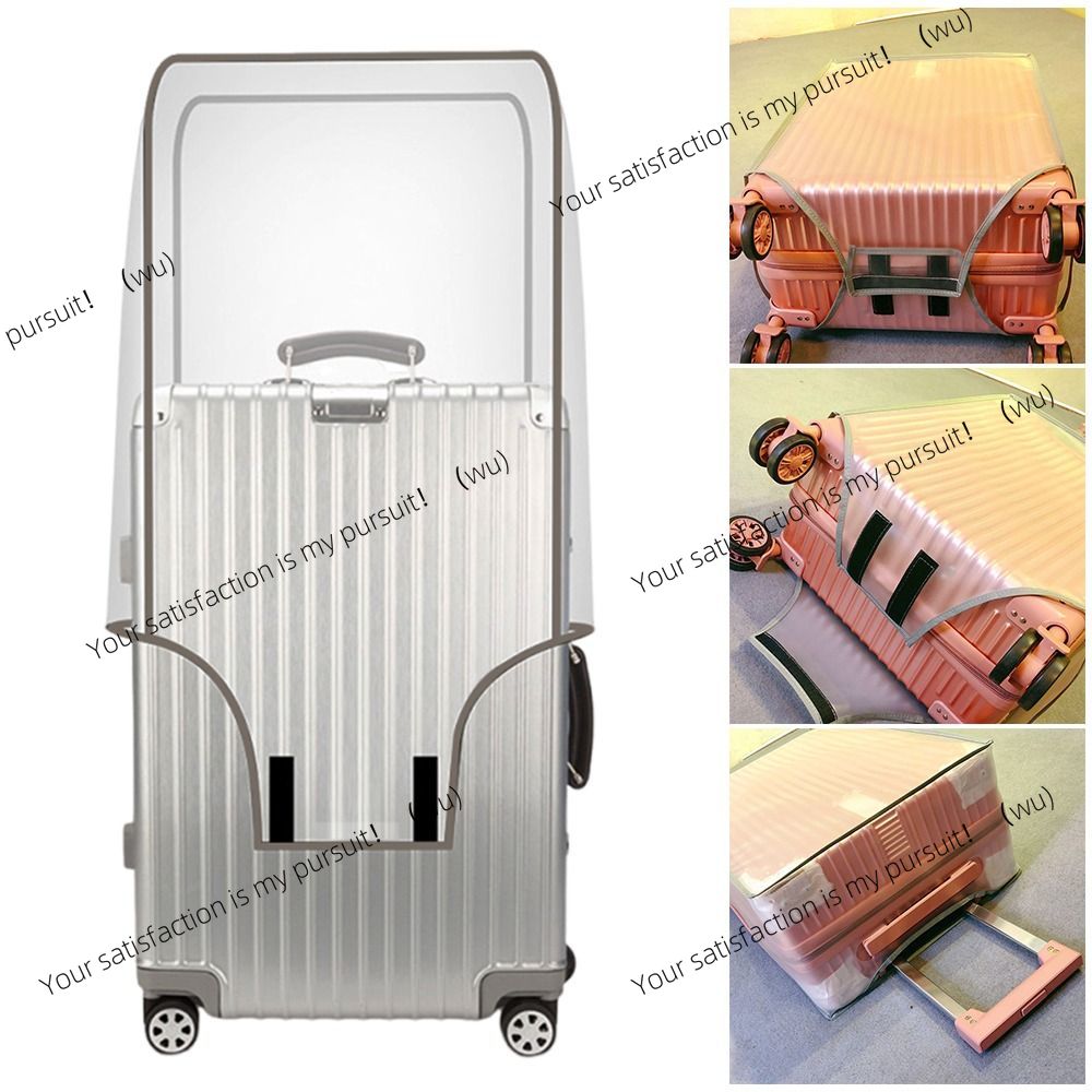 PVC travel transparent waterpr - Luggage Protective Cover Transparent ulasan dan harga