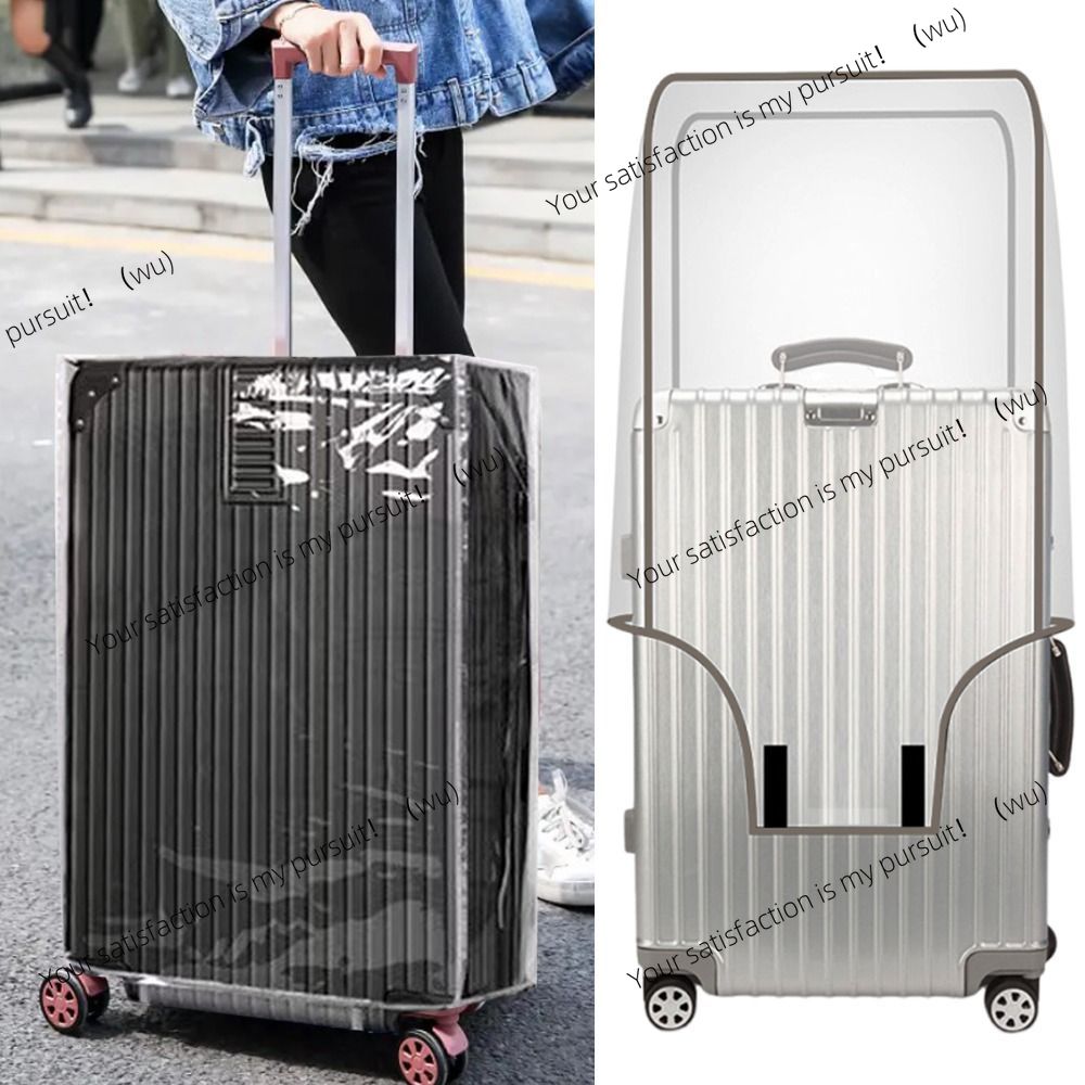 PVC travel transparent waterpr - Luggage Protective Cover Transparent ulasan dan harga