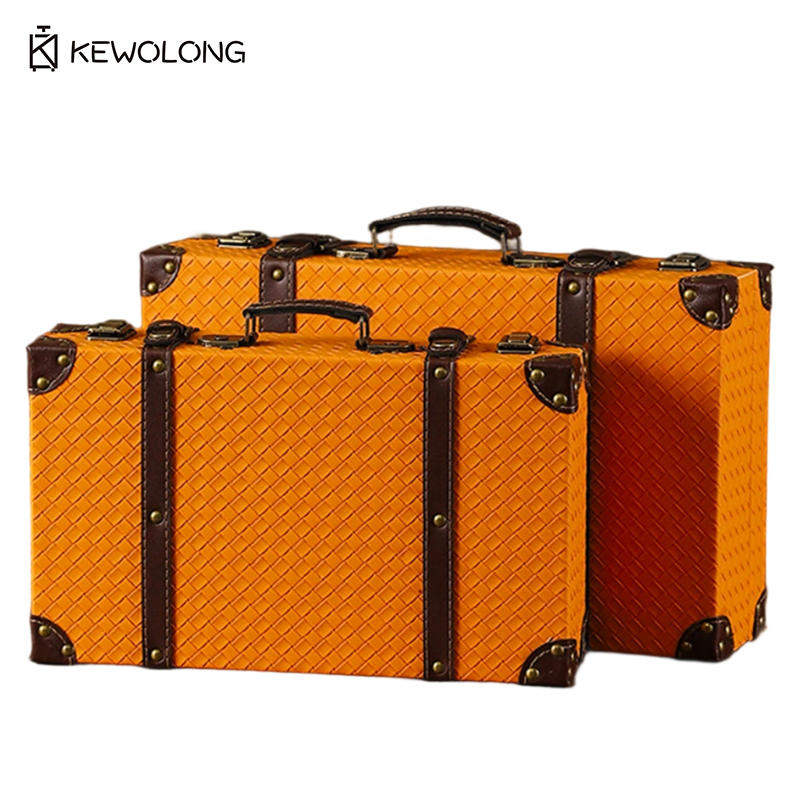 Vintage European Retro Suitcas - Retro Vintage Trunk Suitcase ulasan dan harga