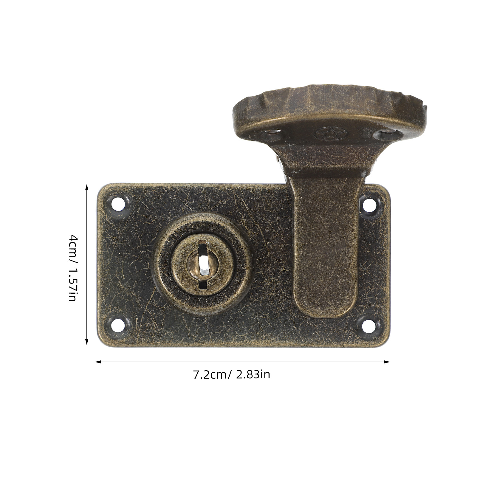 2Pcs Retro Suitcase Lock Hasps - Retro Vintage Trunk Suitcase ulasan dan harga