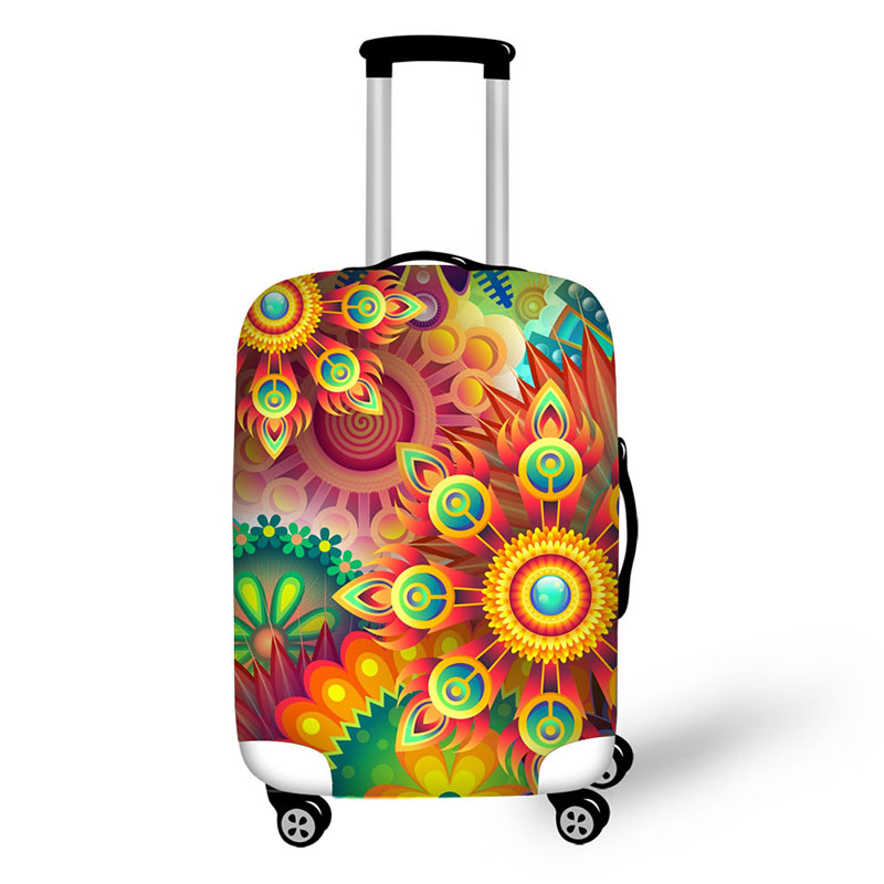 Abstract Design luggage protec - Waterproof Suitcase Cover Protector ulasan dan harga