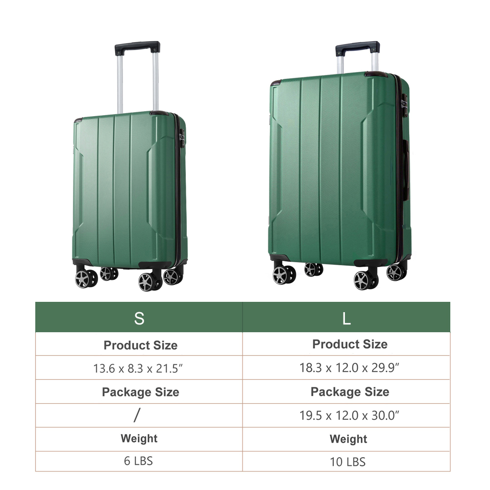 2 Piece Expandable Hardshell A - Expandable Hard Shell Luggage Set ulasan dan harga