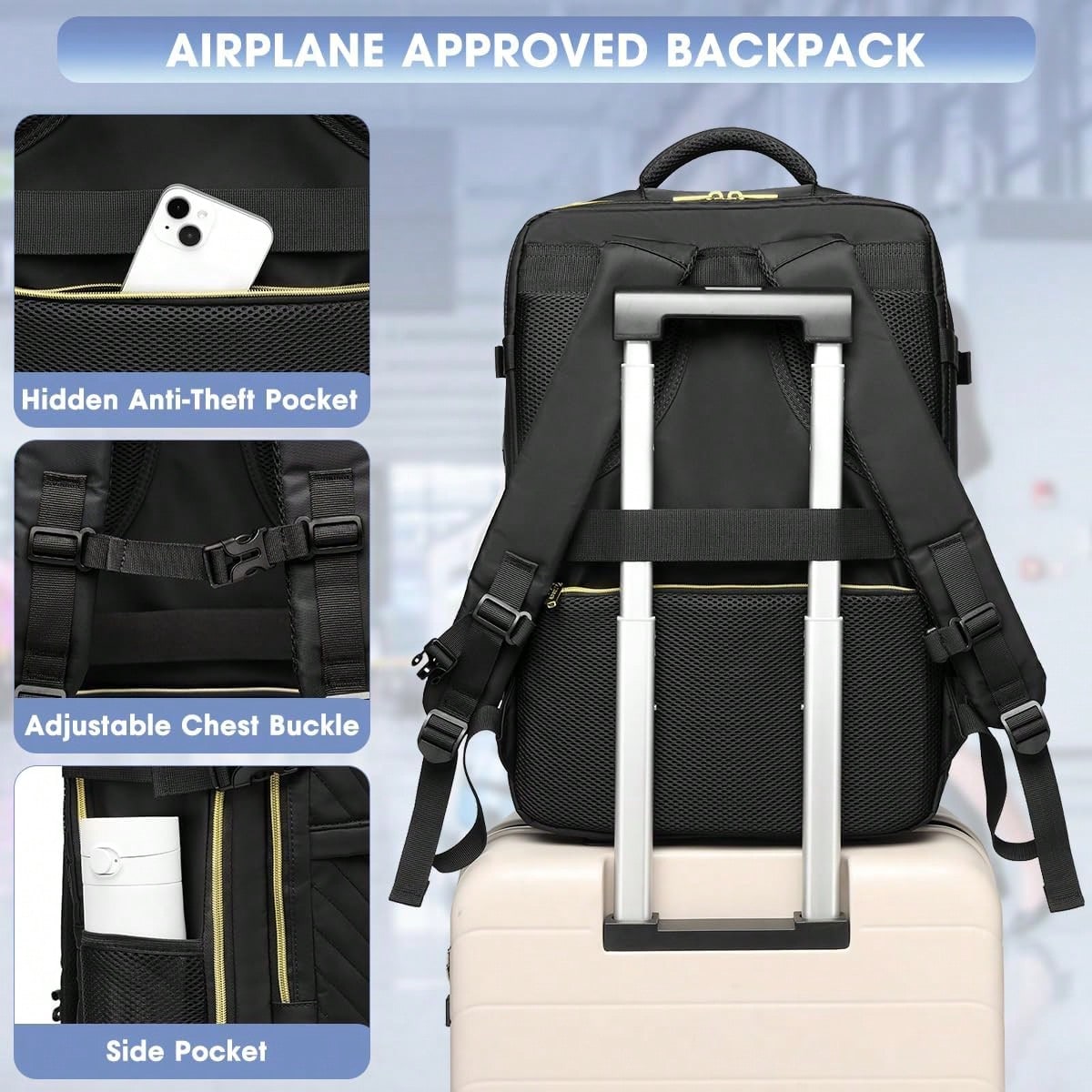 Large Carry On Travel Backpack - Luggage ulasan dan harga