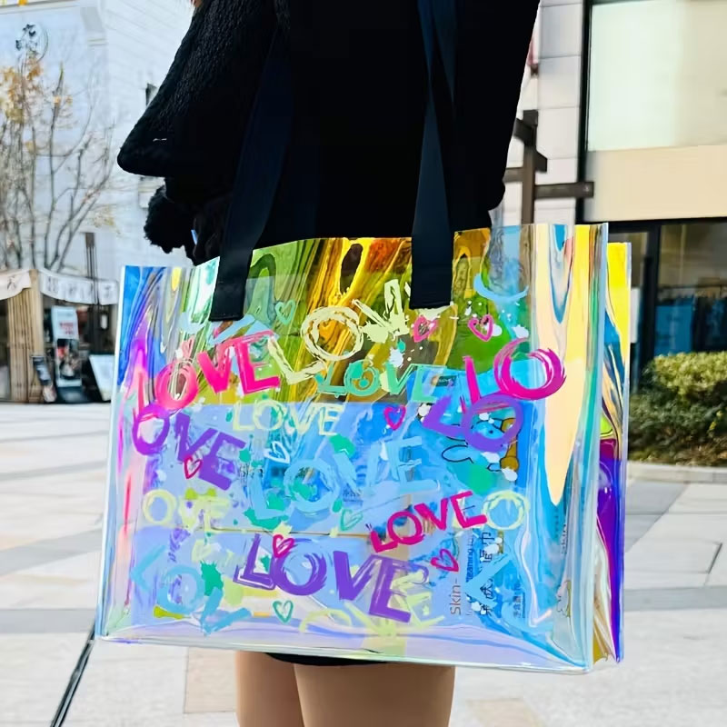 Fashionable Laser-Printed Hand - Handbags ulasan dan harga