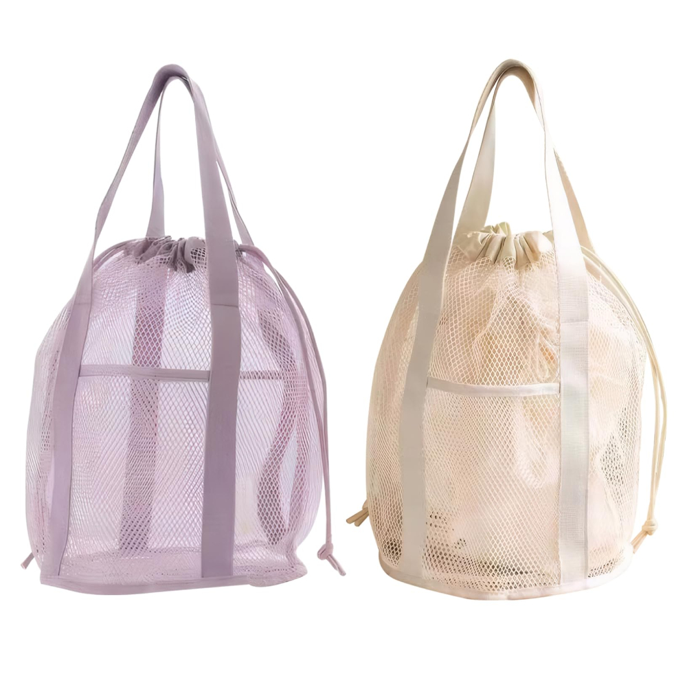 Travel Toiletry Bag Mesh Hollo - Cosmetic Bags ulasan dan harga