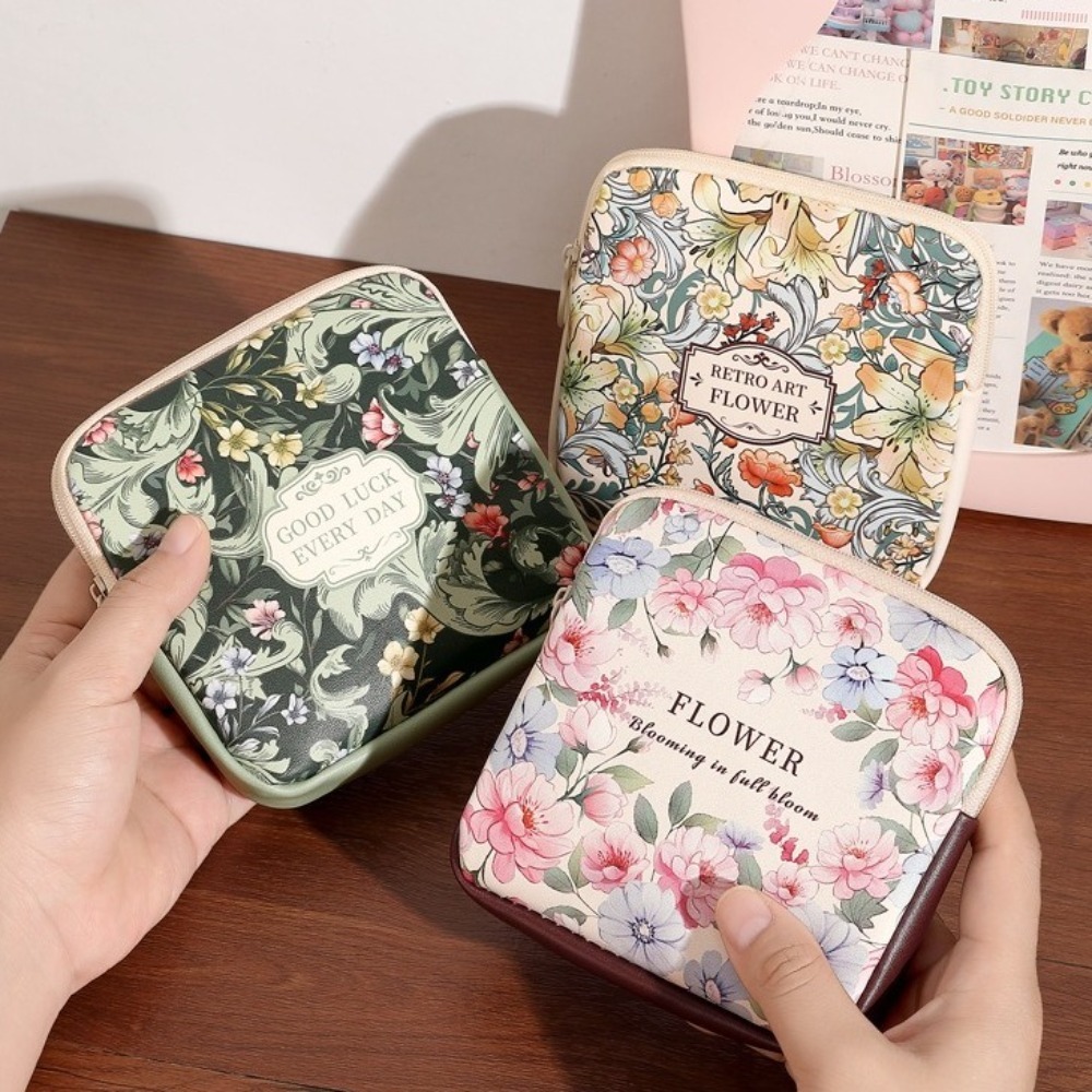 New PVC Sanitary Pads Bag Larg - Cosmetic Bags ulasan dan harga
