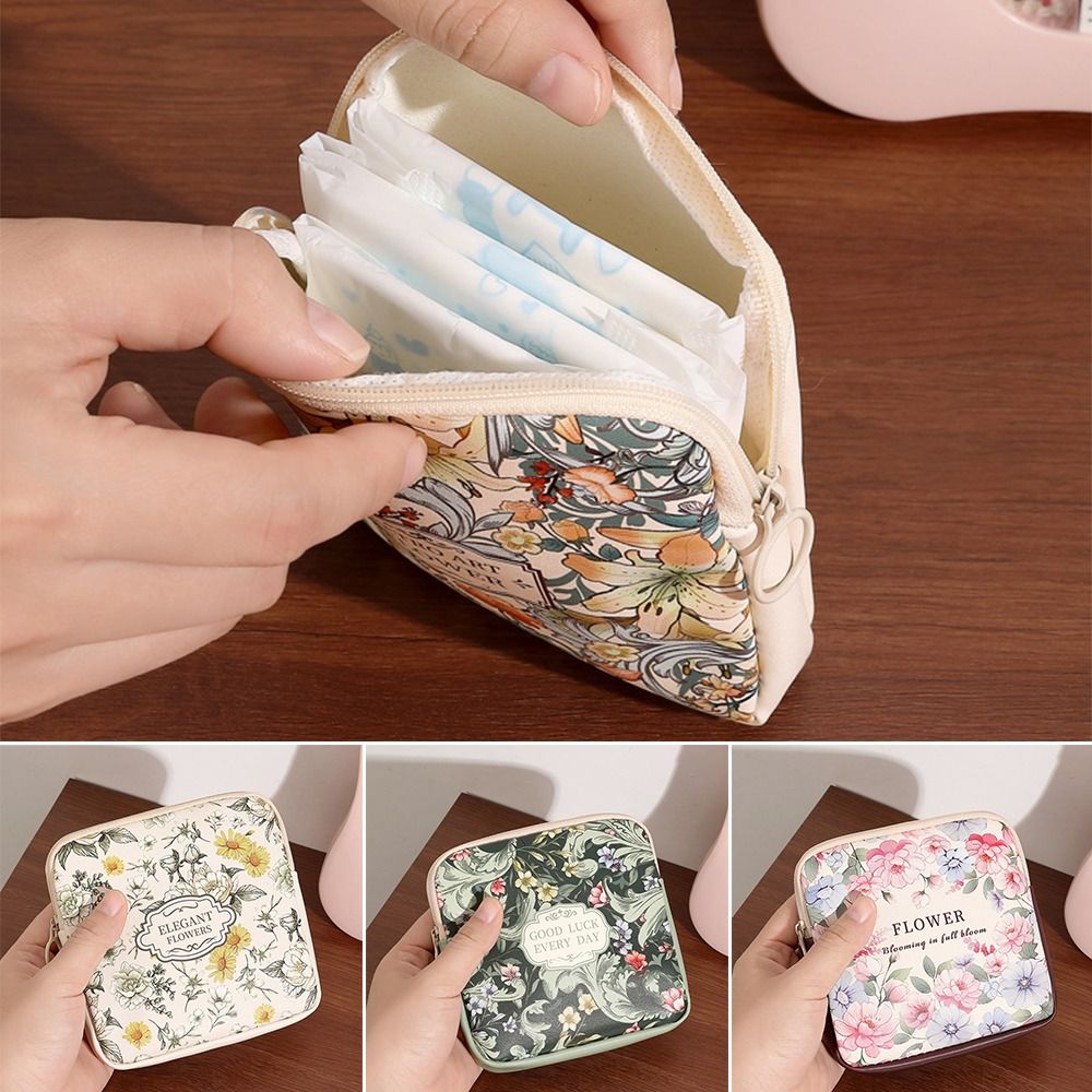New PVC Sanitary Pads Bag Larg - Cosmetic Bags ulasan dan harga