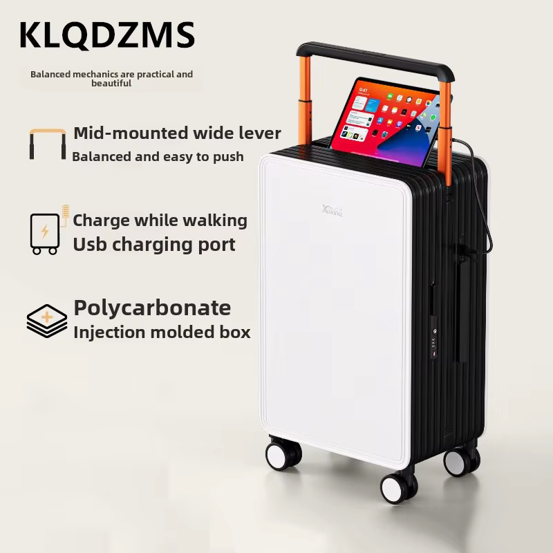 KLQDZMS Luggage ABS+PC Boardin - Spinner Wheel Rolling Suitcase 20 Inch ulasan dan harga
