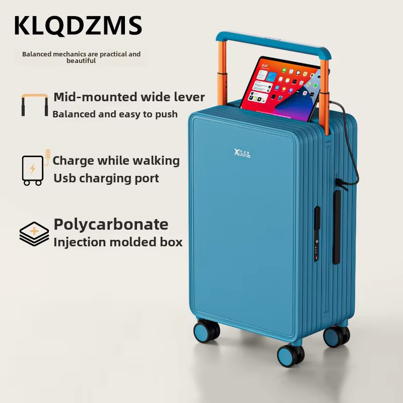KLQDZMS Luggage ABS+PC Boardin - Spinner Wheel Rolling Suitcase 20 Inch ulasan dan harga