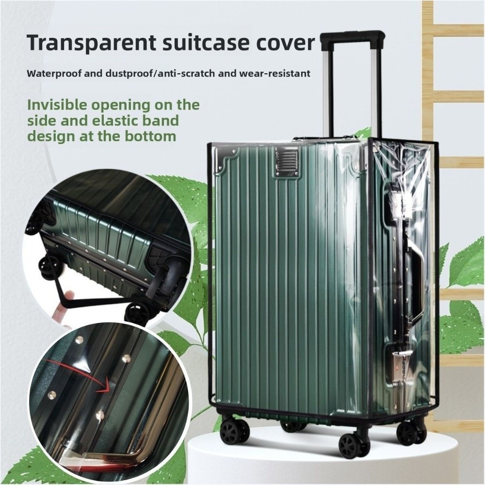 18-30 Inch Travel Luggage Cove - Luggage Protective Cover Transparent ulasan dan harga