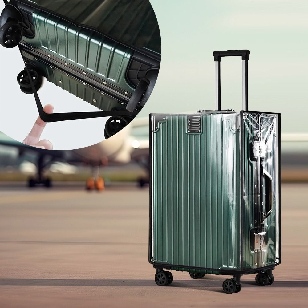 18-30 Inch Travel Luggage Cove - Luggage Protective Cover Transparent ulasan dan harga