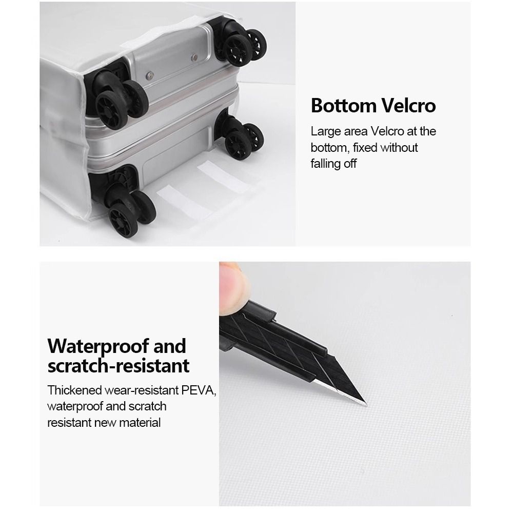 New Frosted Luggage Protector  - Waterproof Suitcase Cover Protector ulasan dan harga