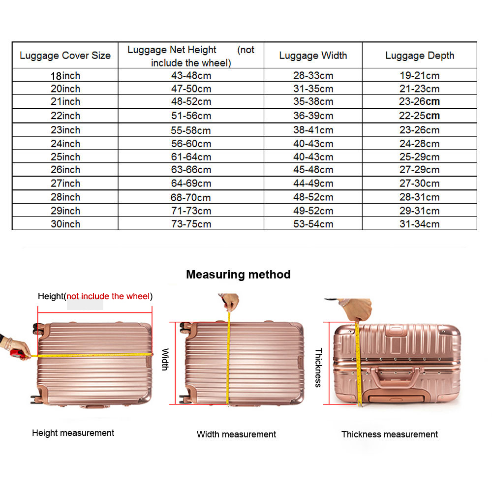 Transparent PVC Luggage Cover  - Luggage Protective Cover Transparent ulasan dan harga