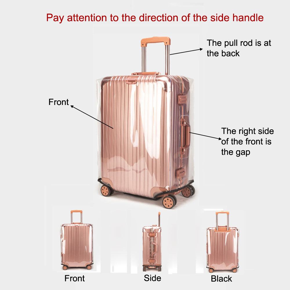 Transparent PVC Luggage Cover  - Luggage Protective Cover Transparent ulasan dan harga