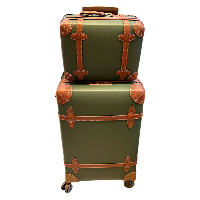 Vintage PU Leather Suitcase fo - Retro Vintage Trunk Suitcase ulasan dan harga