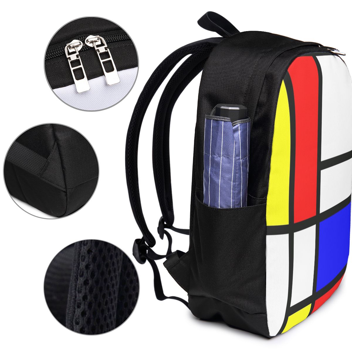 Piet Mondrian Composition  Bac - Travel Bags ulasan dan harga