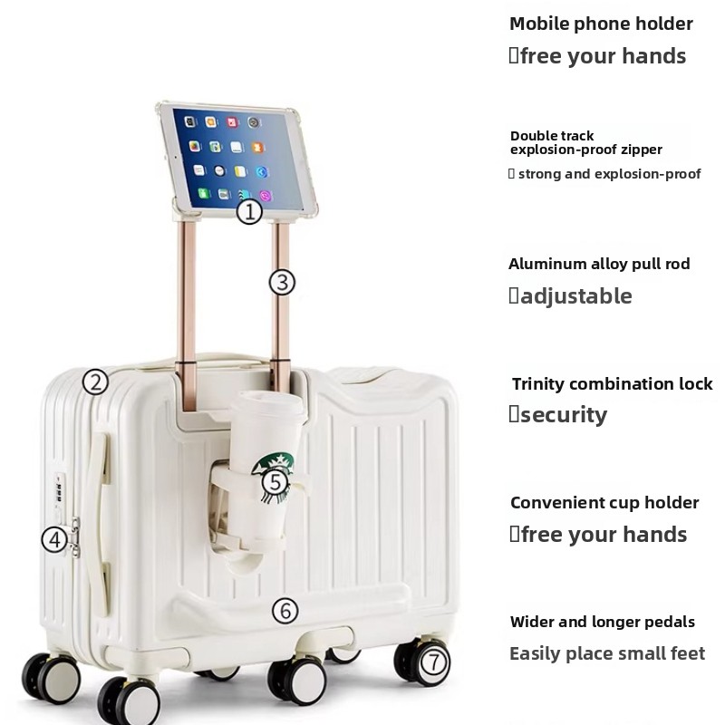 Newest Design Children Luggage - Spinner Wheel Rolling Suitcase 20 Inch ulasan dan harga