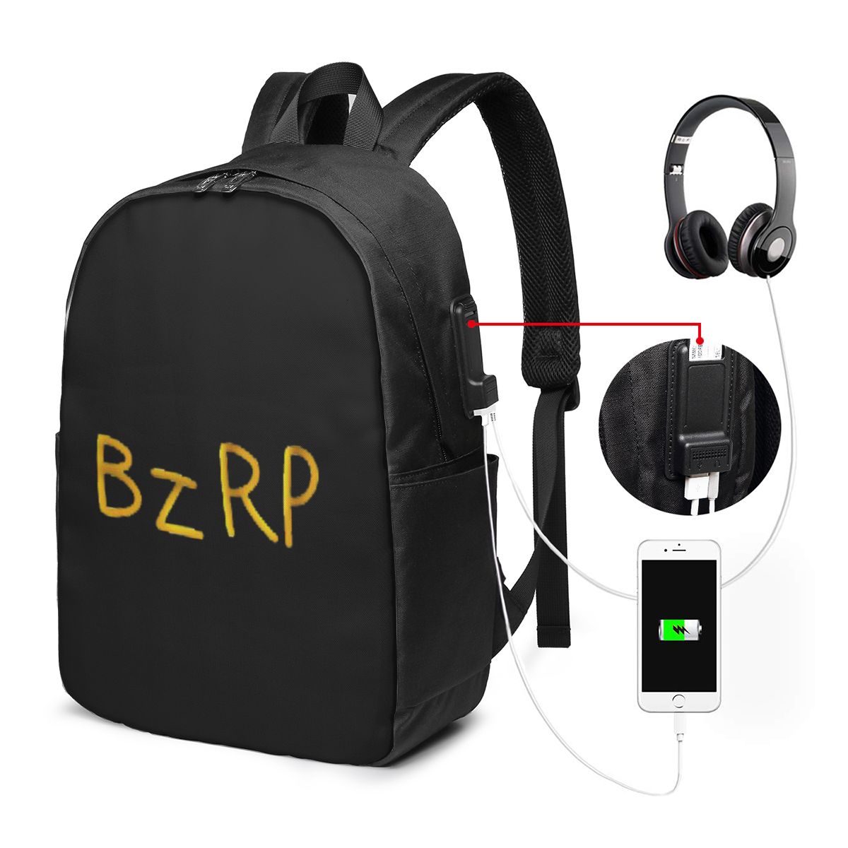 Bizarrap Cap (BZRP) Backpack T - Travel Bags ulasan dan harga
