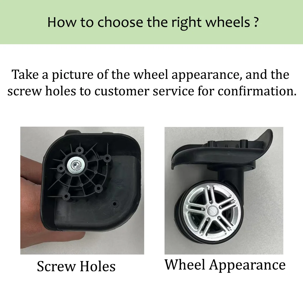For W021 Universal Luggage Whe - Silent Replacement Luggage Wheels ulasan dan harga