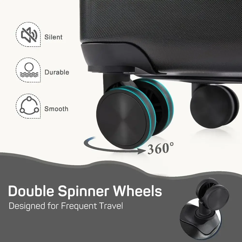 3-Piece Hard Shell Spinner Lug - Expandable Hard Shell Luggage Set ulasan dan harga