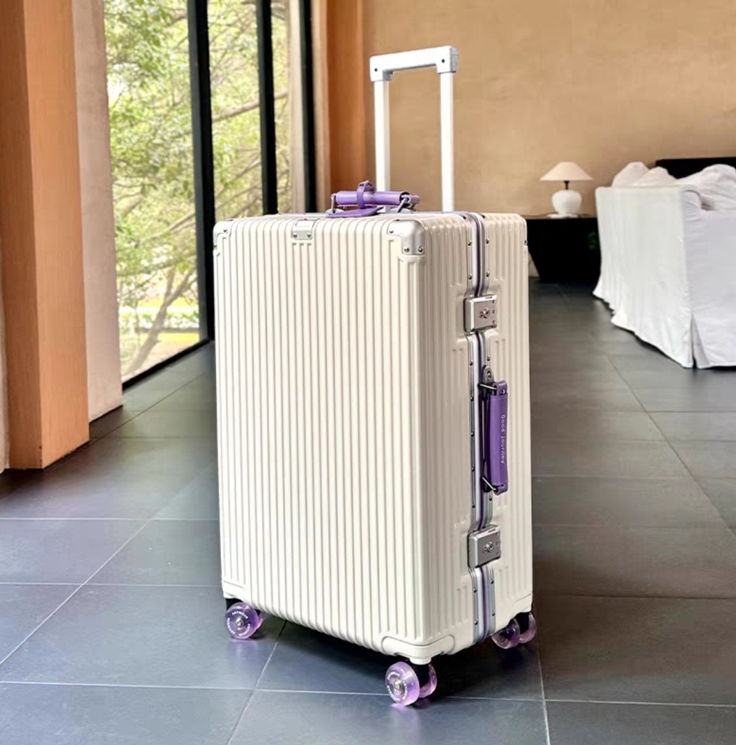 Suitcase Aluminum Frame with C - Aluminum Frame Carry On Luggage ulasan dan harga