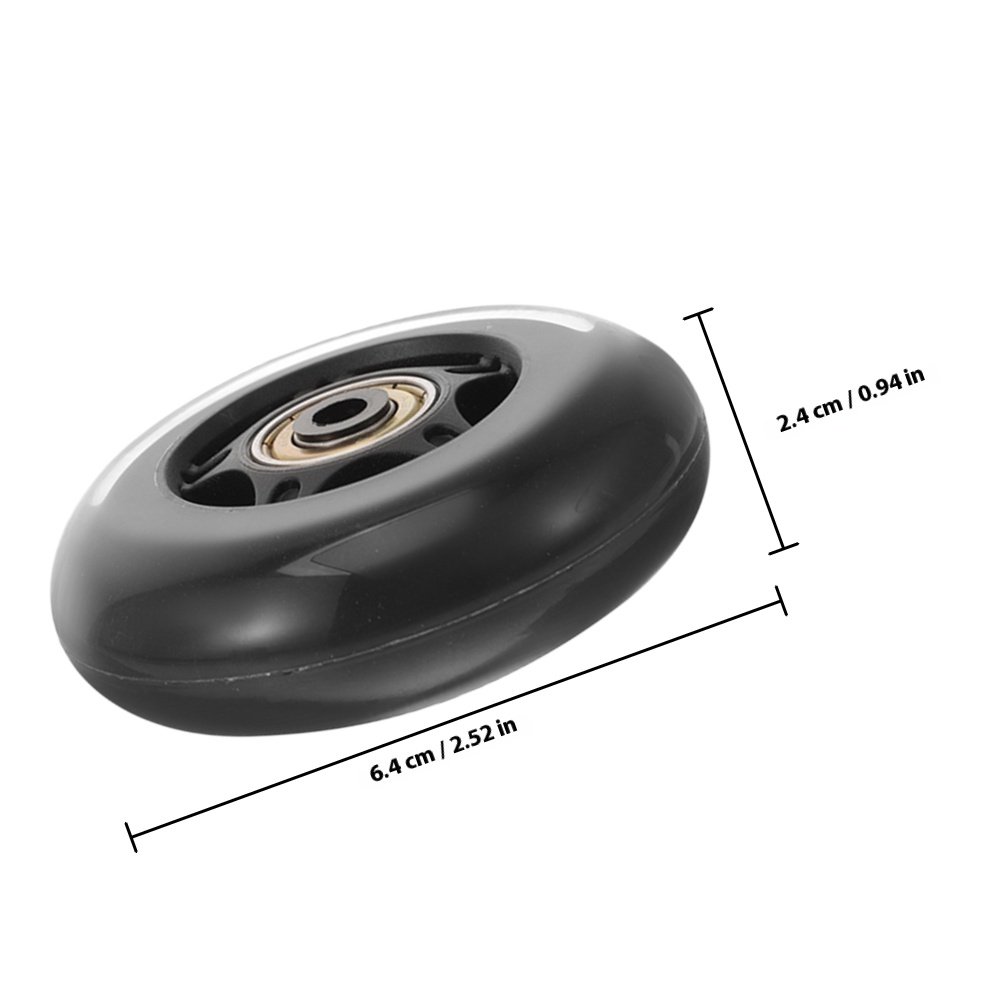 4pcs Transparent Replacement W - Silent Replacement Luggage Wheels ulasan dan harga