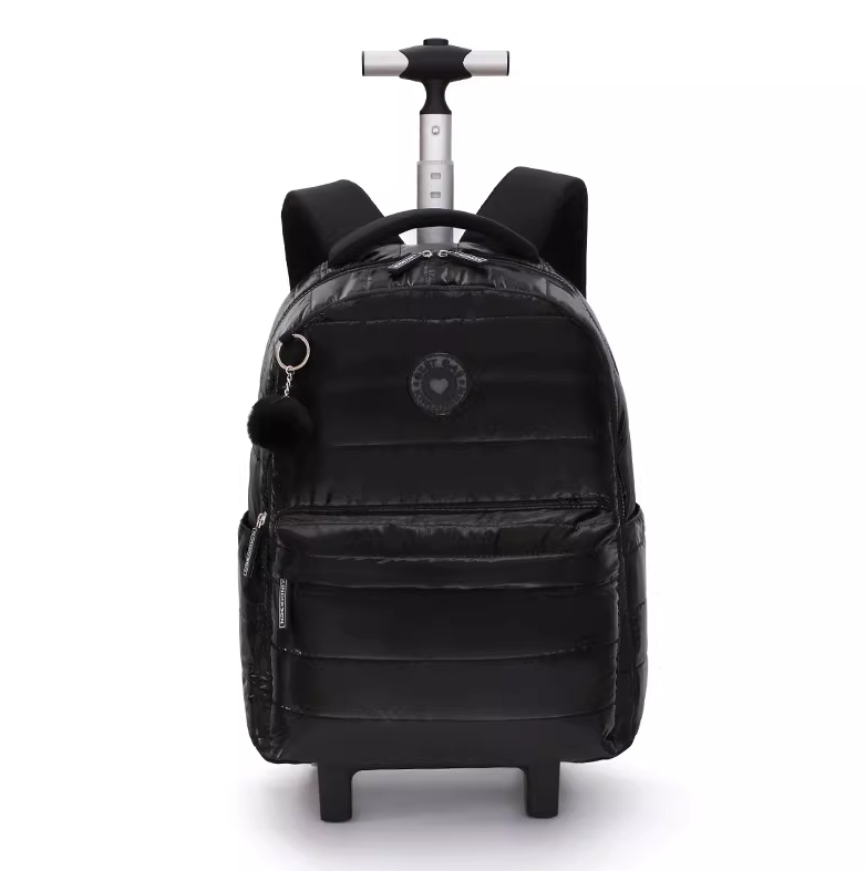 18 inch School Wheeled backpac - Foldable Rolling Luggage Bag ulasan dan harga