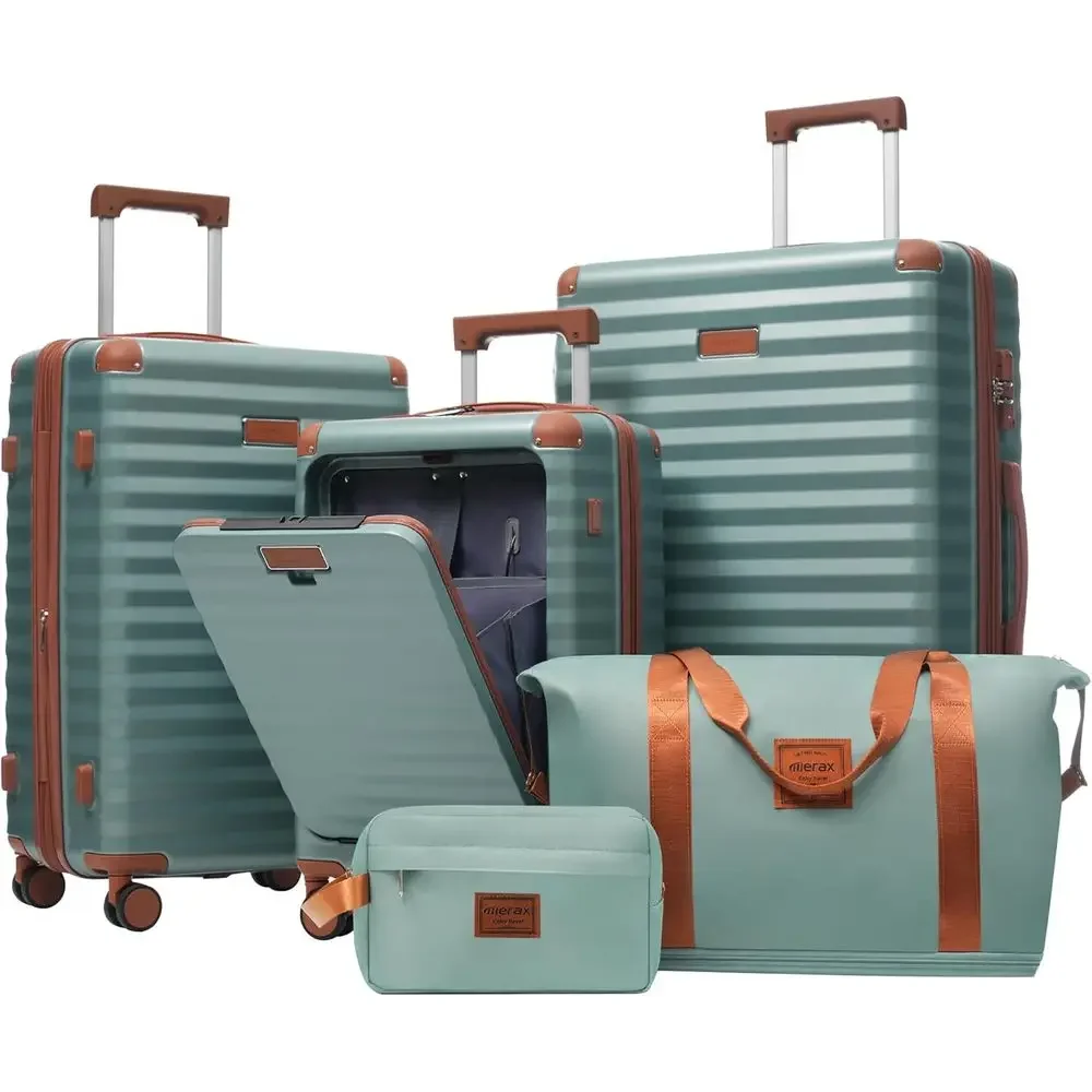 5-Piece Expandable Hardshell S - Expandable Hard Shell Luggage Set ulasan dan harga