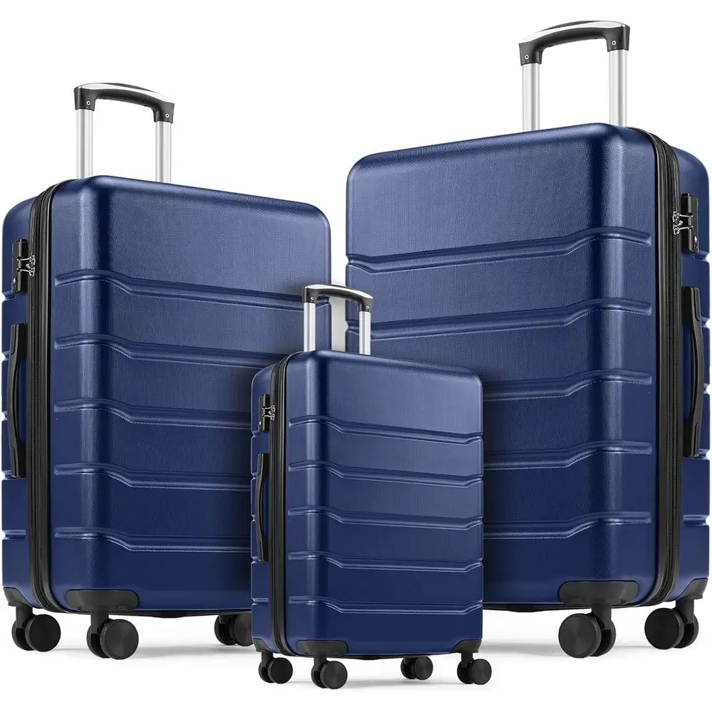 3-Piece Hardshell Expandable L - Expandable Hard Shell Luggage Set ulasan dan harga