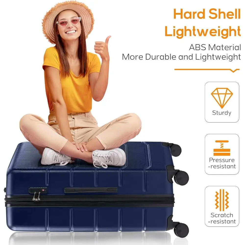 3-Piece Hardshell Expandable L - Expandable Hard Shell Luggage Set ulasan dan harga