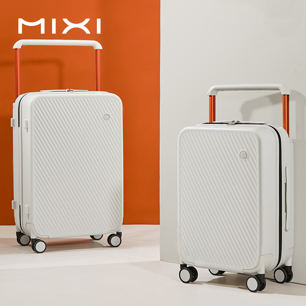 Mixi Wide Handle Travel Luggag - Spinner Wheel Rolling Suitcase 20 Inch ulasan dan harga