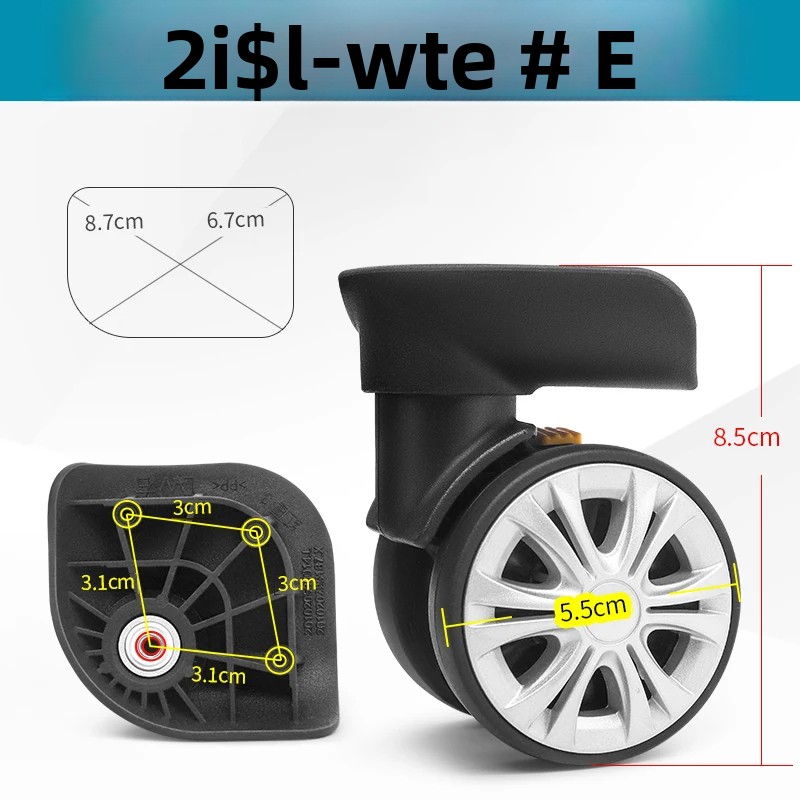 Red Eagle L-W suitcase univers - Silent Replacement Luggage Wheels ulasan dan harga