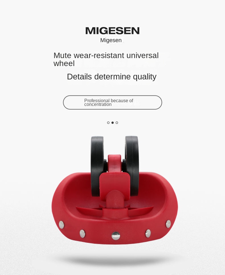 1 Pair of Universal Luggage Wh - Silent Replacement Luggage Wheels ulasan dan harga
