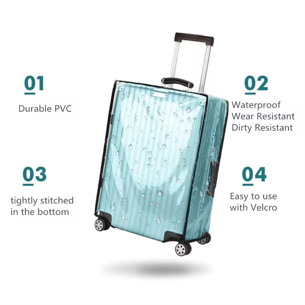 New Travel Luggage Protector C - Luggage Protective Cover Transparent ulasan dan harga