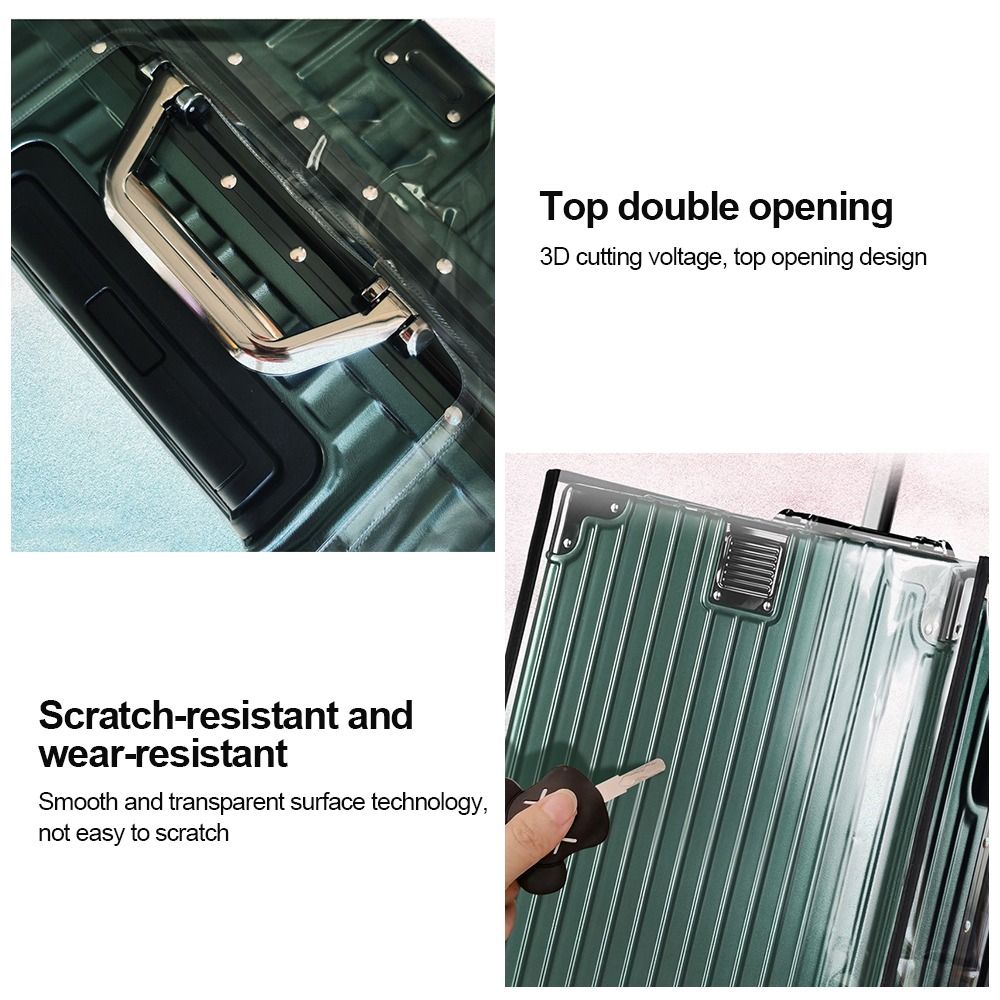 Durable Full Transparent Lugga - Waterproof Suitcase Cover Protector ulasan dan harga